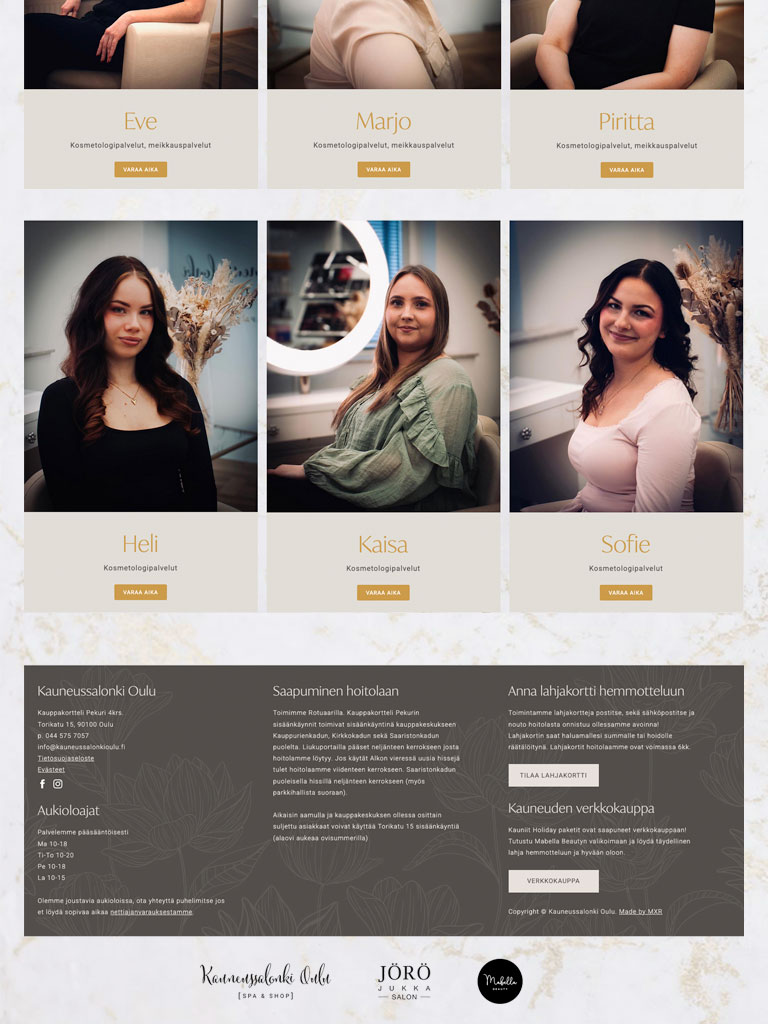kauneussalonki oulu