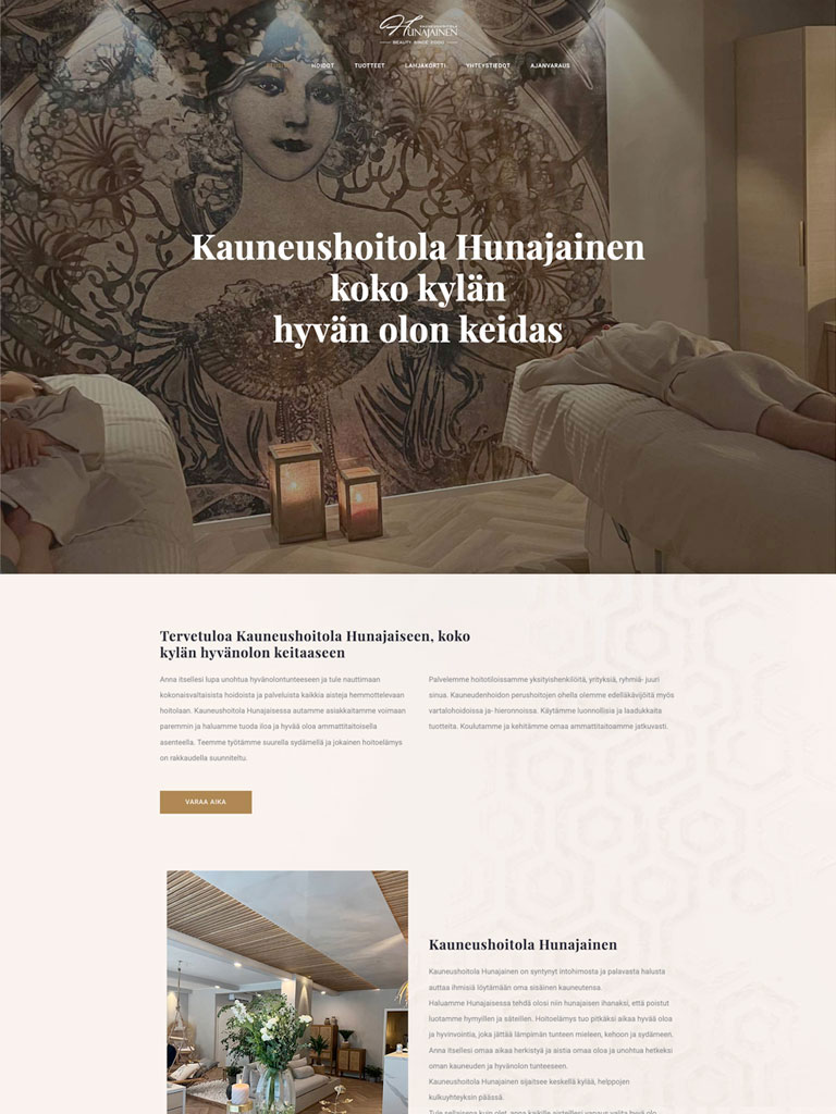 kauneushoitola hunajainen